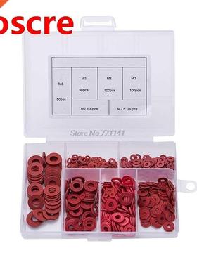 500Pcs/set M2 M2.5 M3 M4 M5 M6 Steel Flat Pad Insulation Was