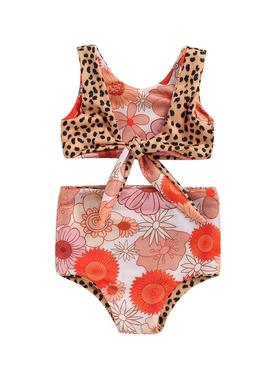 Lioritiin 0-4Yers Toddler Girl Summer 2Pcs Swimwer Sets S