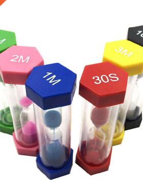 Hourglass Timer Set 6 Colors 1/3/5/10/15/mins 30Seconds Sand