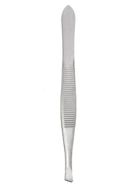 Tweezers for eyebrows depilatory tip carbon inclined 9 cm C