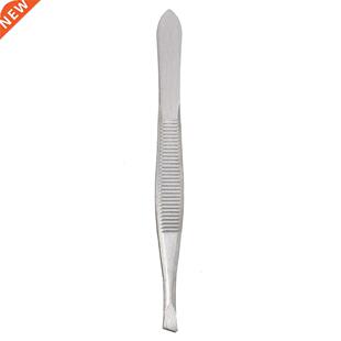 Tweezers for eyebrows depilatory tip carbon inclined 9 cm C
