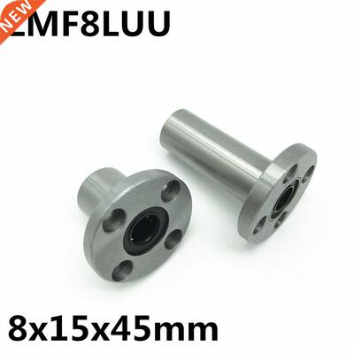 2pcs LMF8LUU LMF8L flange ball bearing Used for 8mm linear g