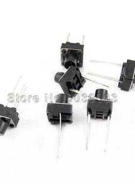 100pcs/lot Touch switch 6*6*5mm DIP center 2PIN long key sw