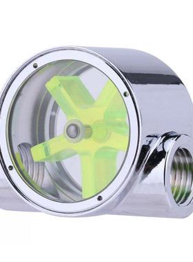 Wter Flow Meter G1/4 5 Blde Impeller Metl Wter Flow Mete