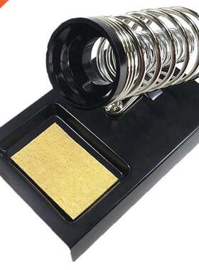 Removable Soldering Iron Support With Sponge Spring Base Bla