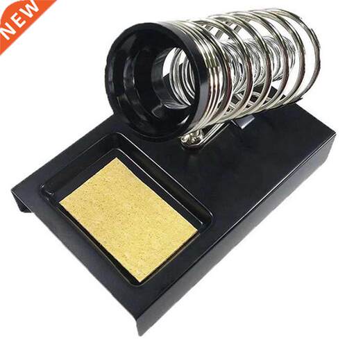 Removable Soldering Iron Support With Sponge Spring Base Bla