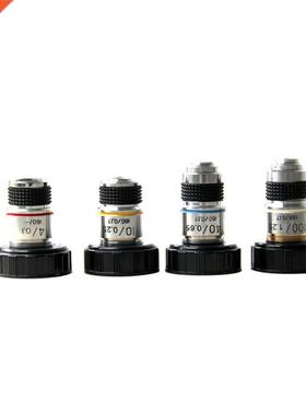 4X 10X 40X 100X Microscope Objective Lens Achromatic Objecti
