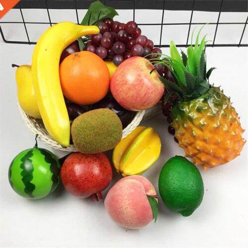 Artificial Fruit Set Simulation Grape Orange Watermelon Home