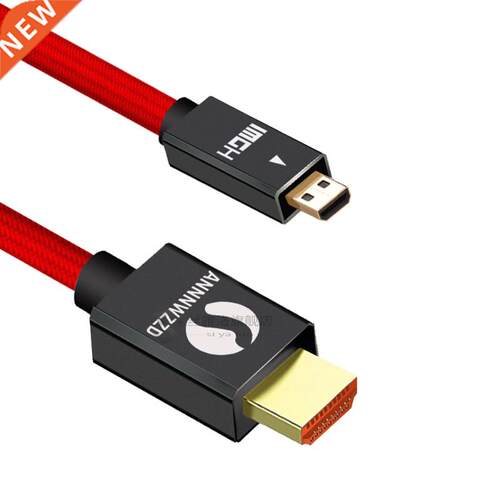Micro HDMI to HDMI Cable Gold-Plated 1.4 D 4K 1080P High Pr