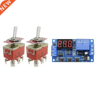 2 Pcs 3 Position DPDT Toggle Switch & 1X with Case 24V L