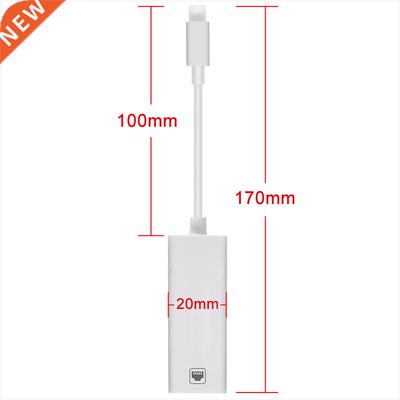 100Mbps Cable Adapter For Lightning to RJ45 Ethernet LAN Wir