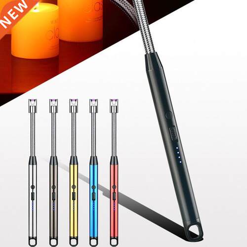 USB Electric Rechargeable Long BBQ Kitchen Gas Stove Lighter