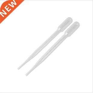 3ML Transparent Pipettes 100 Safe Lot Disposable Plastic Pcs