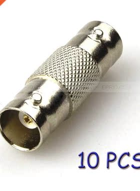 10Pcs BNC Female to Female RG59 Coaxial Cable Coupler Adapte