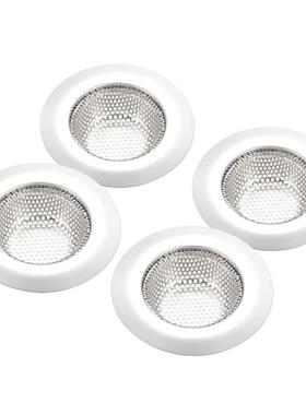 4 Pcs Kitchen Sink Garbage Strainer 2.24 Inches Stainless St