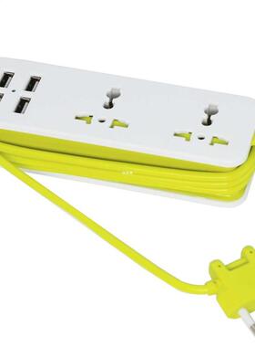 2-in-1 EU USB charger USB Socket Power Strip Electric Socket