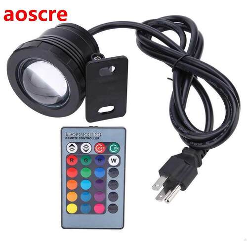 RGB LED Underwater Light Waterproof Multi-cor for Outdoor