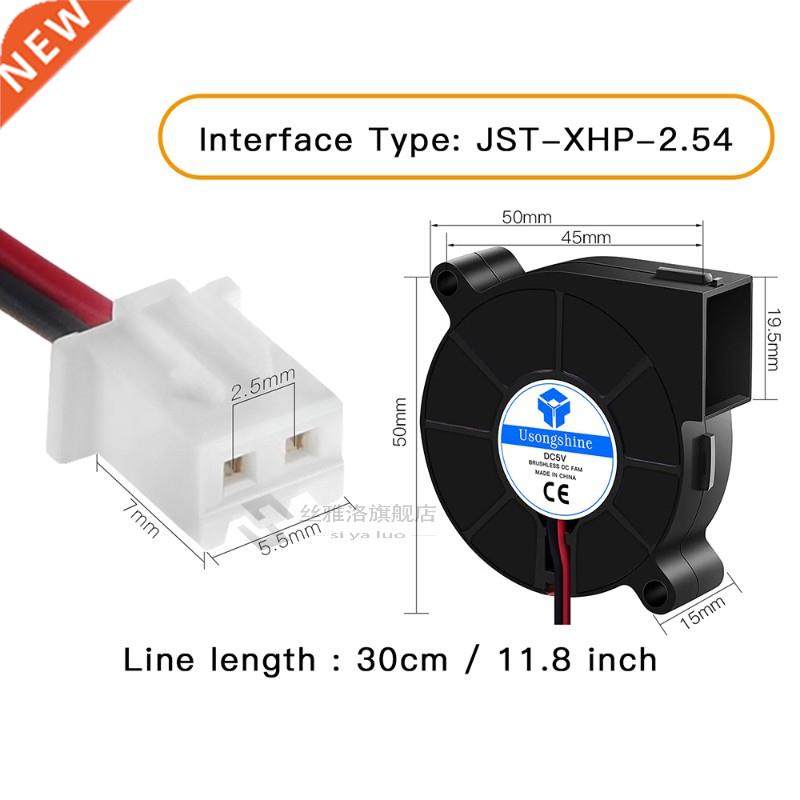 3D printer Fan 5015 Air blower 5V 12V 24V ltra-quiet Oil Be