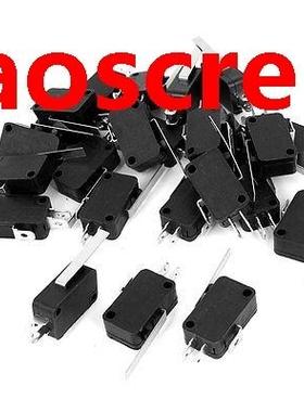 24 Pcs Long Straight Hinge Lever Micro Limit Switch KW8 NO N