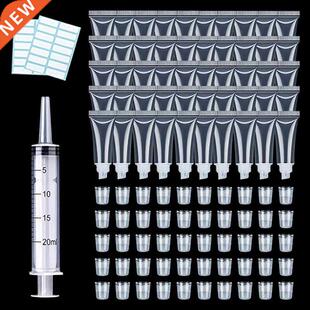 50 pcs 15ml lip gloss tubes Lip Balm Soft Hose Makeup Squeez