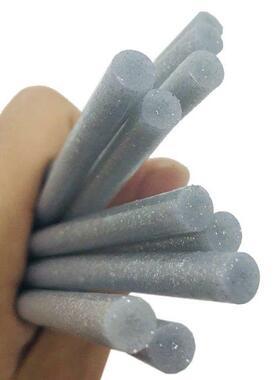 10pc Colourful 7*100mm Silver Glitter Hot Melt Glue Sticks F