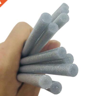 10pc Colourful 7*100mm Silver Glitter Hot Melt Glue Sticks F