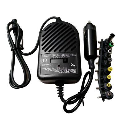 Universal 80W Portable Charger LED Auto Car Adapter Adjustab