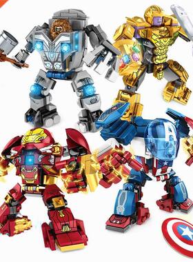 Avengers Heroes Mecha Set Endgame Thanos Anime Action Figure