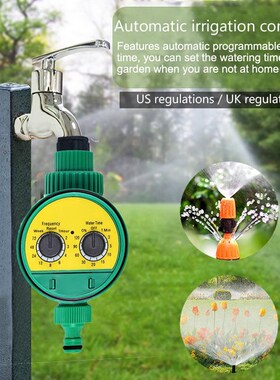 1pc Automatic Garden Watering Timer Ball Valve Controller Sy