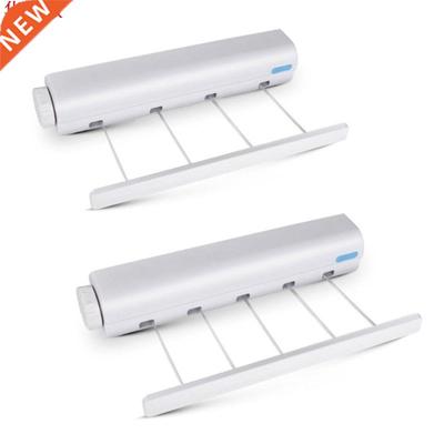 Mural 4/5 ligne de vêtements rétractable cintre