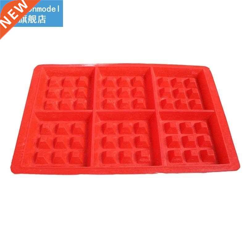 1pc Silicone Waffle Mold Reusable 6-Cavity Baking Tray Mold