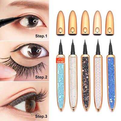 1 PC Self-adhesive 2 In 1 Lash Liner Glue Pen Non Magnetic