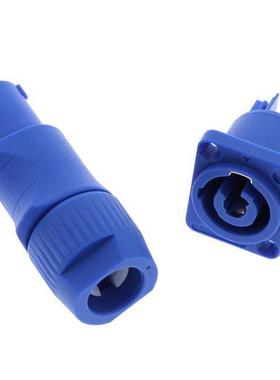 1Set Powercon Audio 3P Type A NAC3FCA+NAC3MPA-1 Chassis Plug