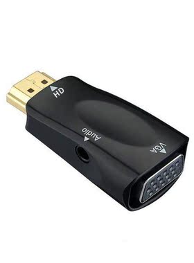 HDMI-compatible Male to VGA Female Adapter Audio Cable Conve