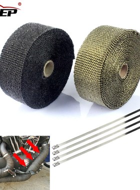 Automobile and motorcycle exhaust pipe insulation basalt fib