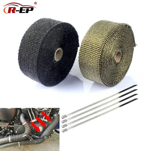 Automobile and motorcycle exhaust pipe insulation basalt fib