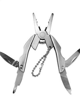 Multifunction Folding Plier Foldaway Cutter Keychain Travel