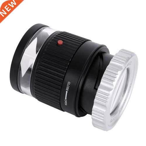 30 Magnification Cylindrical Scale Optical Glass Lens Focusi