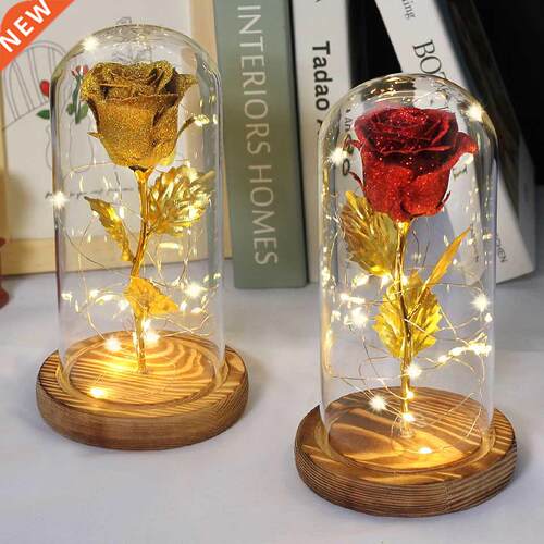 New Christms Gift Red Shiny rtificil flower Rose Beuty