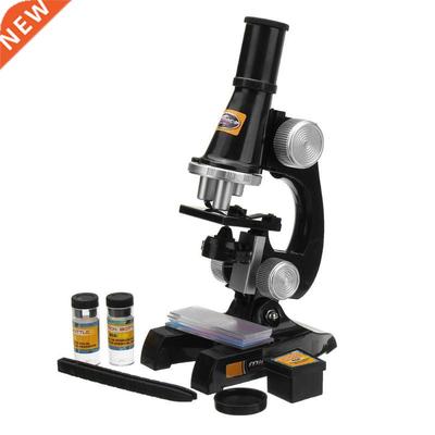 Microscope Kit Lab Led 100X/200X/450X Homeschool Science Ed