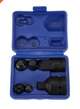 6Pcs/Set Hand Wrench Tool Set Impact Socket Adaptor Reducer