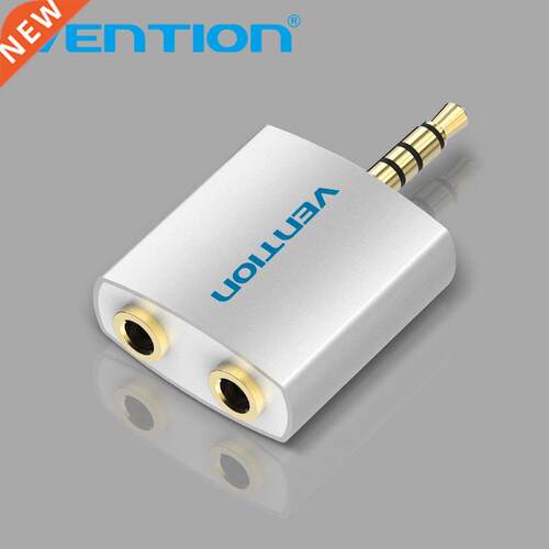 Vention 3.5mm Audio Cable Splitter Universal 1 Male to 2 Fem