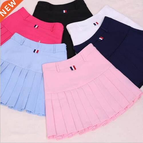 Harajuku Ulzzang High Waist Ball Denim Pleated Skirts Lolita