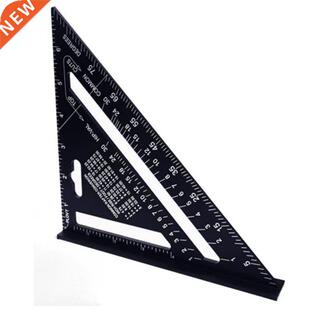 Angle Ruler 7 inch Aluminum Alloy Imperial Triangular Measur