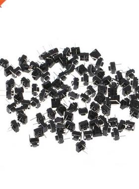 100 Pcs 6x6x5mm 2 Pn Mcro Momentary Push Button Tactle Sw