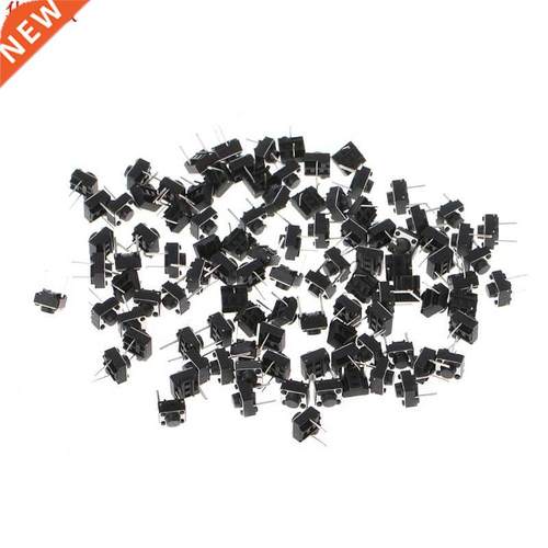 100 Pcs 6x6x5mm 2 Pn Mcro Momentary Push Button Tactle Sw