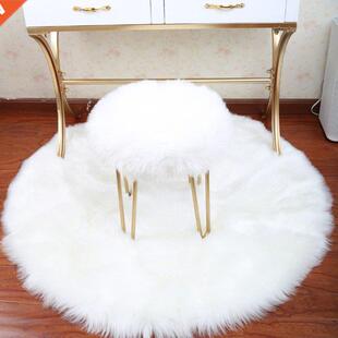 New Soft 30*30CM Artificial Sheepskin Rug Chair Cover Bedroo