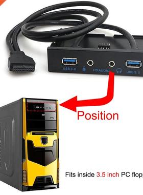 .5		 2 USB.0 A Hub + HD o to 20Pin Header Floppy Front