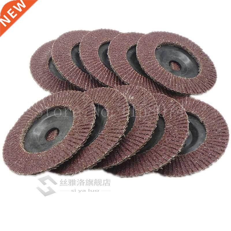 10pcs 100mm Grit #80 Grit ngle Grinder Snding Disc 13700rp