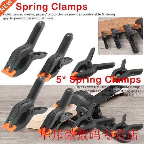 5Pcs Woodworking Spring Clamp A-shape Plastic Wood Clips Har